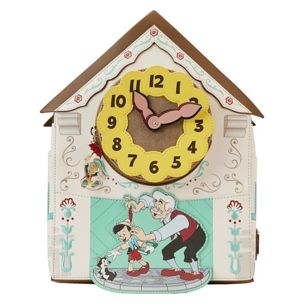 Loungefly WonderCon Exclusive Pinocchio Cuckoo Clock Mini Backpack